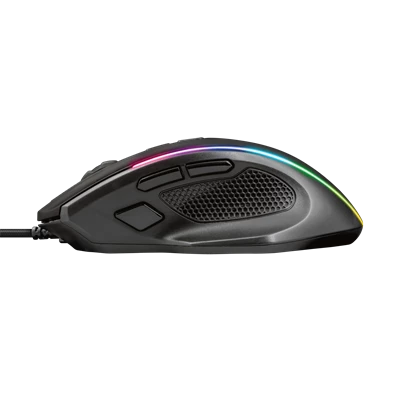 Trust GXT 165 Celox RGB fekete gamer egér