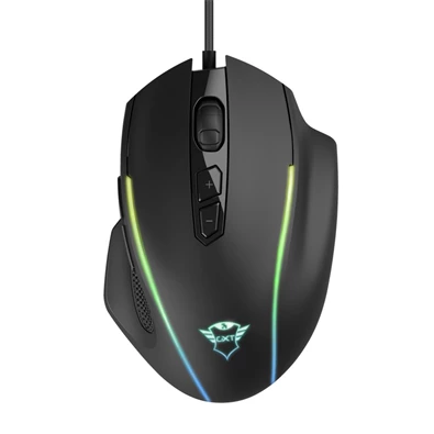 Trust GXT 165 Celox RGB fekete gamer egér