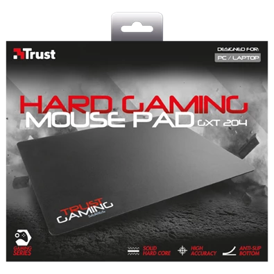 Trust GXT 204 Hard Gaming fekete gamer egérpad