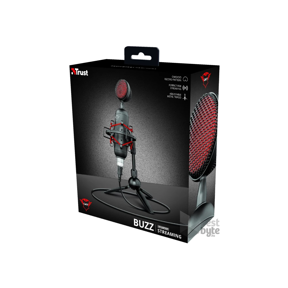 Trust GXT 244 Buzz Streaming USB gamer mikrofon
