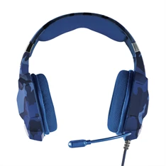 Trust GXT 322B Carus PS4/PS5 kék gamer headset