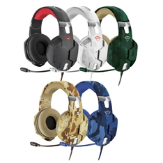 Trust GXT 322B Carus PS4/PS5 kék gamer headset