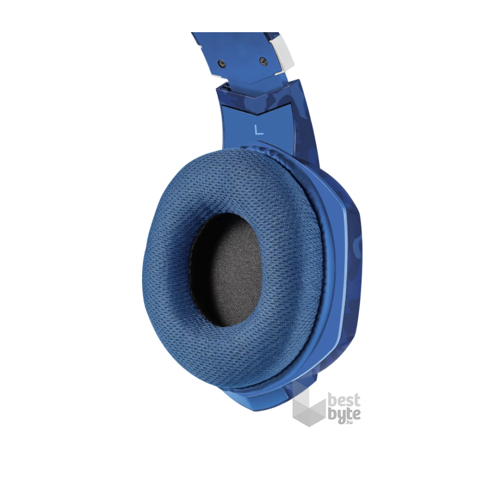 Trust GXT 322B Carus PS4/PS5 kék gamer headset