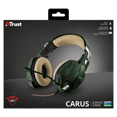 Trust GXT 322C Carus dzsungel álcafestéses gamer headset