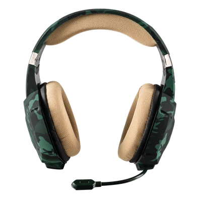 Trust GXT 322C Carus dzsungel álcafestéses gamer headset