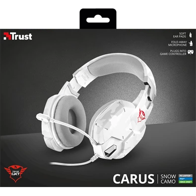Trust GXT 322W Carus hó álcafestéses gamer headset