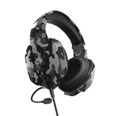 Trust GXT 323K Carus fekete terepszínű gamer headset