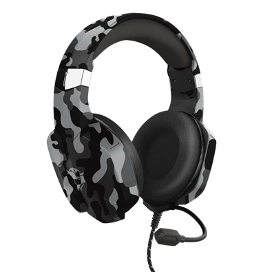 Trust GXT 323K Carus fekete terepszínű gamer headset
