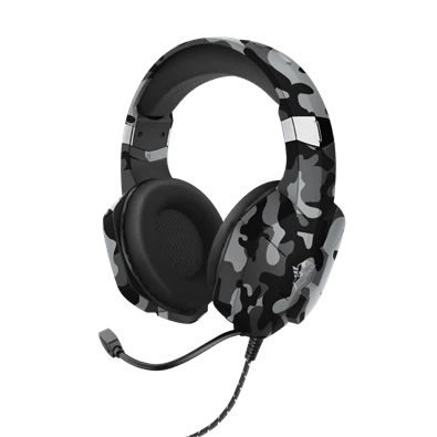 Trust GXT 323K Carus fekete terepszínű gamer headset