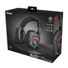 Trust GXT 450 Blizz RGB 7.1 Surround USB gamer headset