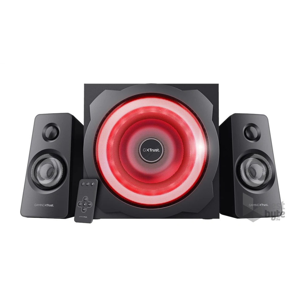 Trust GXT 629 Tytan 2.1 Speaker RGB jack 120W fa gamer hangszóró