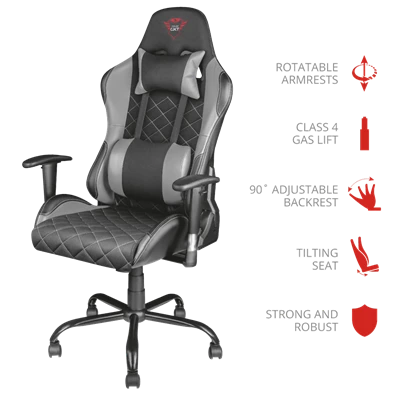 Trust GXT 707R Resto szürke/fekete gamer szék