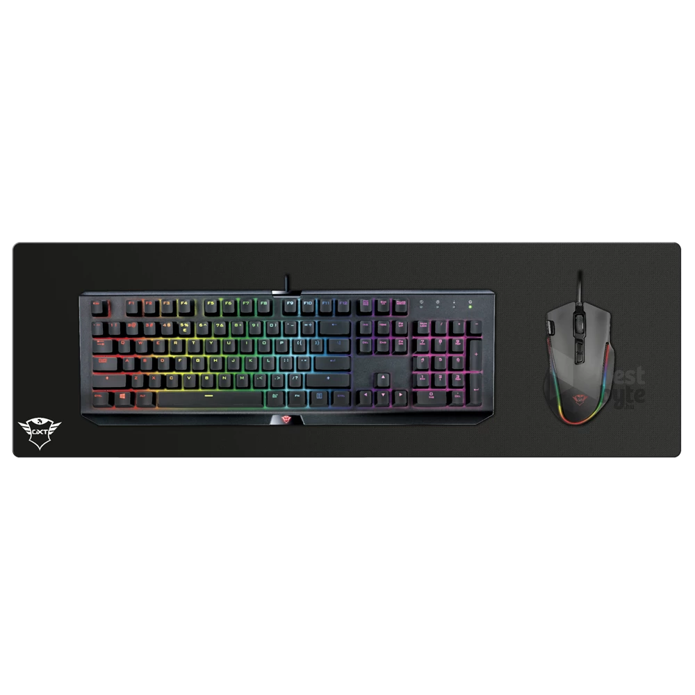 Trust GXT 758 fekete XL gamer egérpad XL