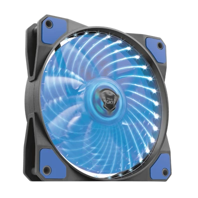Trust GXT 762B 120x120x25mm 400-1300RPM kék LED-es ház ventilátor