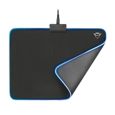Trust GXT 762 Glide-Flex Illuminated flexible világító fekete gamer egérpad
