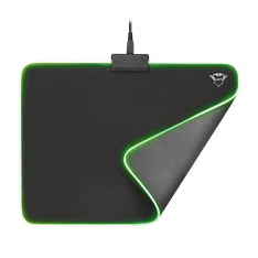 Trust GXT 762 Glide-Flex Illuminated flexible világító fekete gamer egérpad