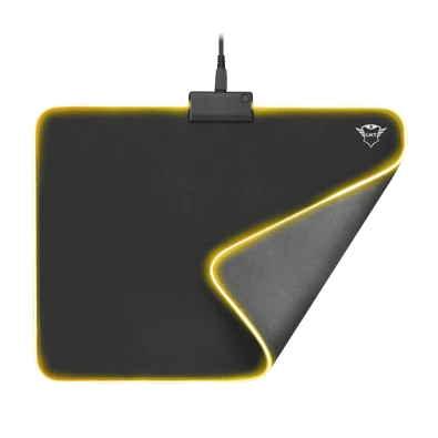 Trust GXT 762 Glide-Flex Illuminated flexible világító fekete gamer egérpad