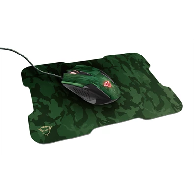 Trust GXT 781 Rixa Camo gamer egér és egérpad