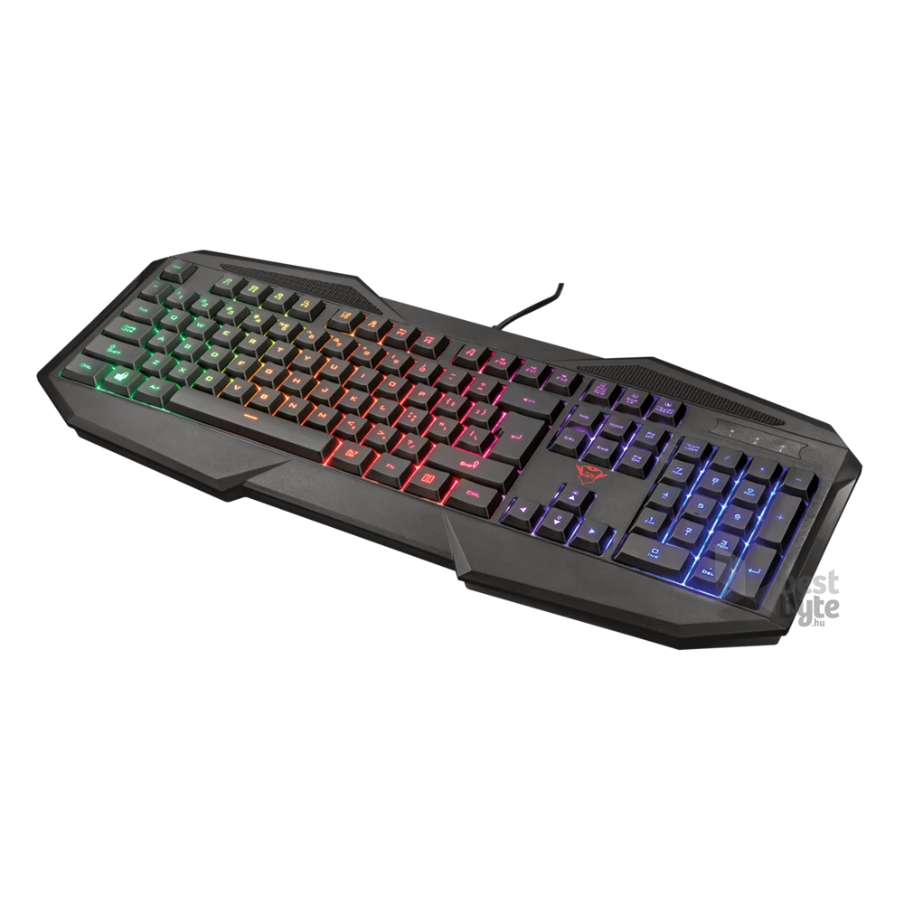 Trust GXT 830-RW Avonn HUN USB fekete gamer billentyűzet