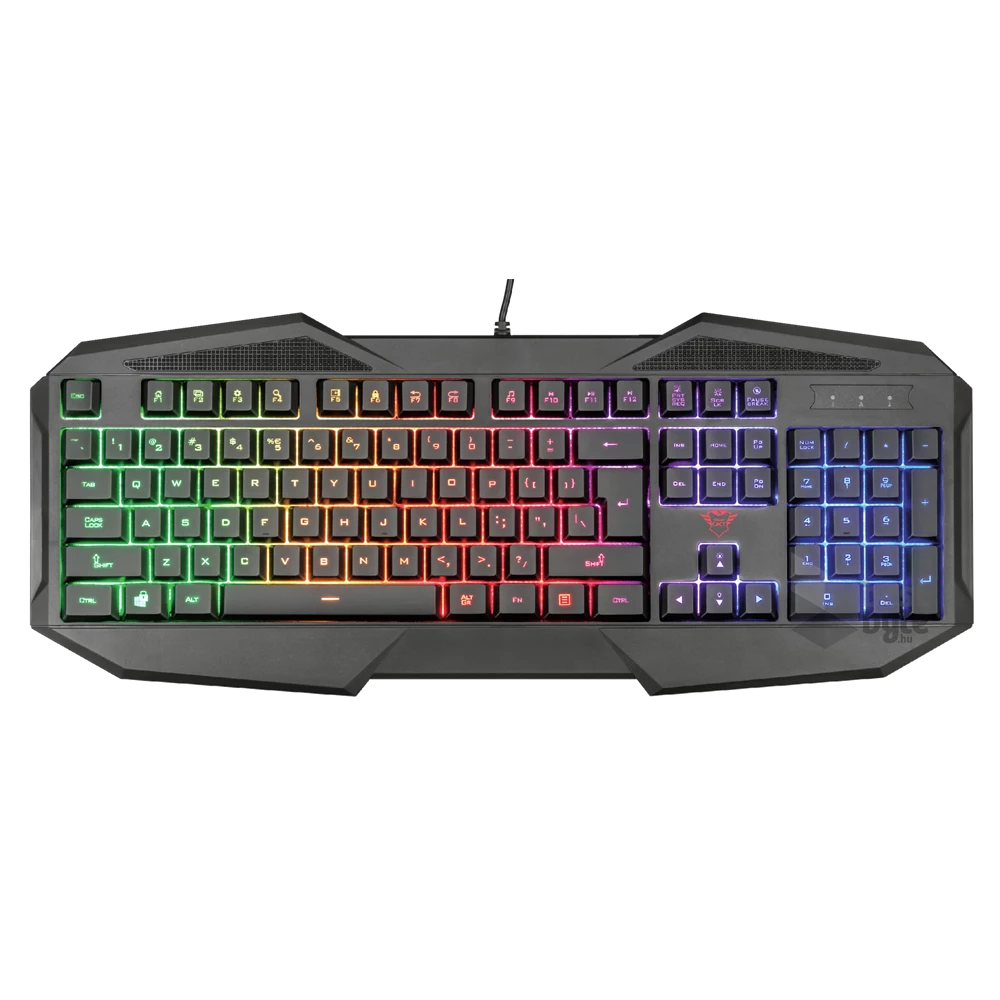 Trust GXT 830-RW Avonn HUN USB fekete gamer billentyűzet