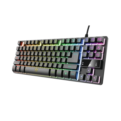 Trust GXT 833 Thado TKL HU világító gamer billentyűzet
