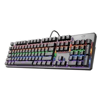 Trust GXT 865 Asta HUN USB fekete mechanikus gamer billentyűzet