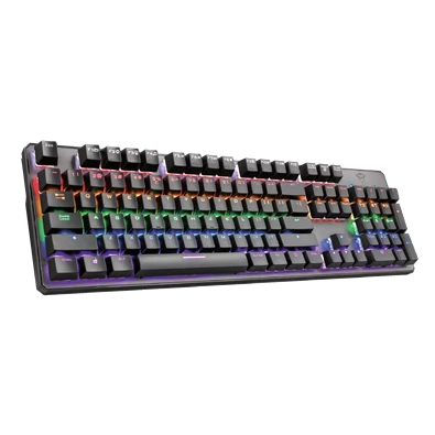 Trust GXT 865 Asta HUN USB fekete mechanikus gamer billentyűzet