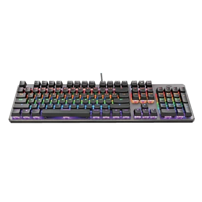Trust GXT 865 Asta HUN USB fekete mechanikus gamer billentyűzet