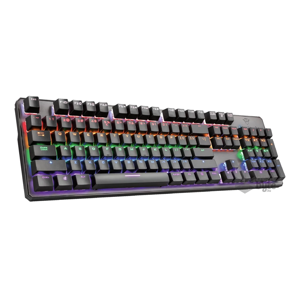 Trust GXT 865 Asta HUN USB fekete mechanikus gamer billentyűzet