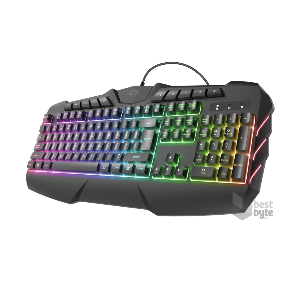 Trust GXT 881 Odyss félmechanikus RGB HU gamer billentyűzet