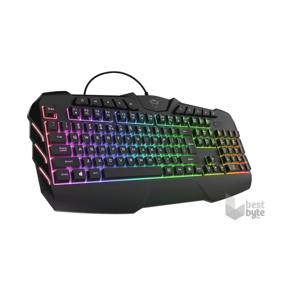 Trust GXT 881 Odyss félmechanikus RGB HU gamer billentyűzet