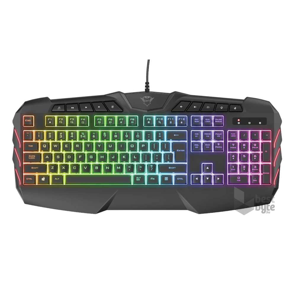 Trust GXT 881 Odyss félmechanikus RGB HU gamer billentyűzet