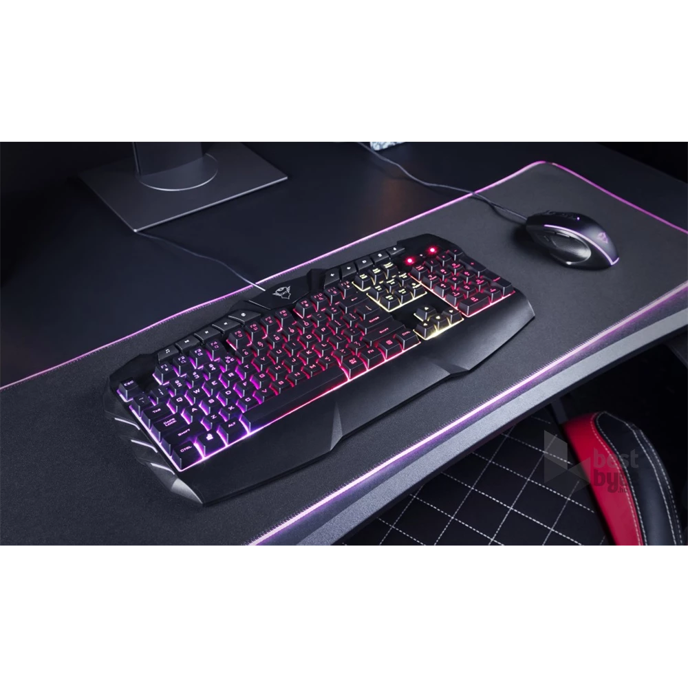 Trust GXT 881 Odyss félmechanikus RGB HU gamer billentyűzet