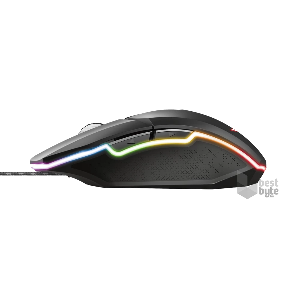 Trust GXT 950 Idon Illuminated RGB fekete gamer egér