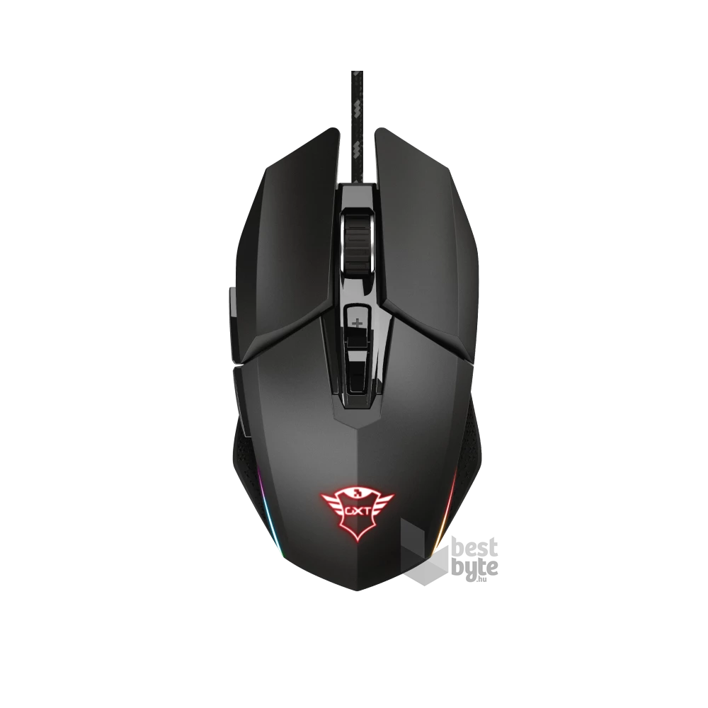 Trust GXT 950 Idon Illuminated RGB fekete gamer egér