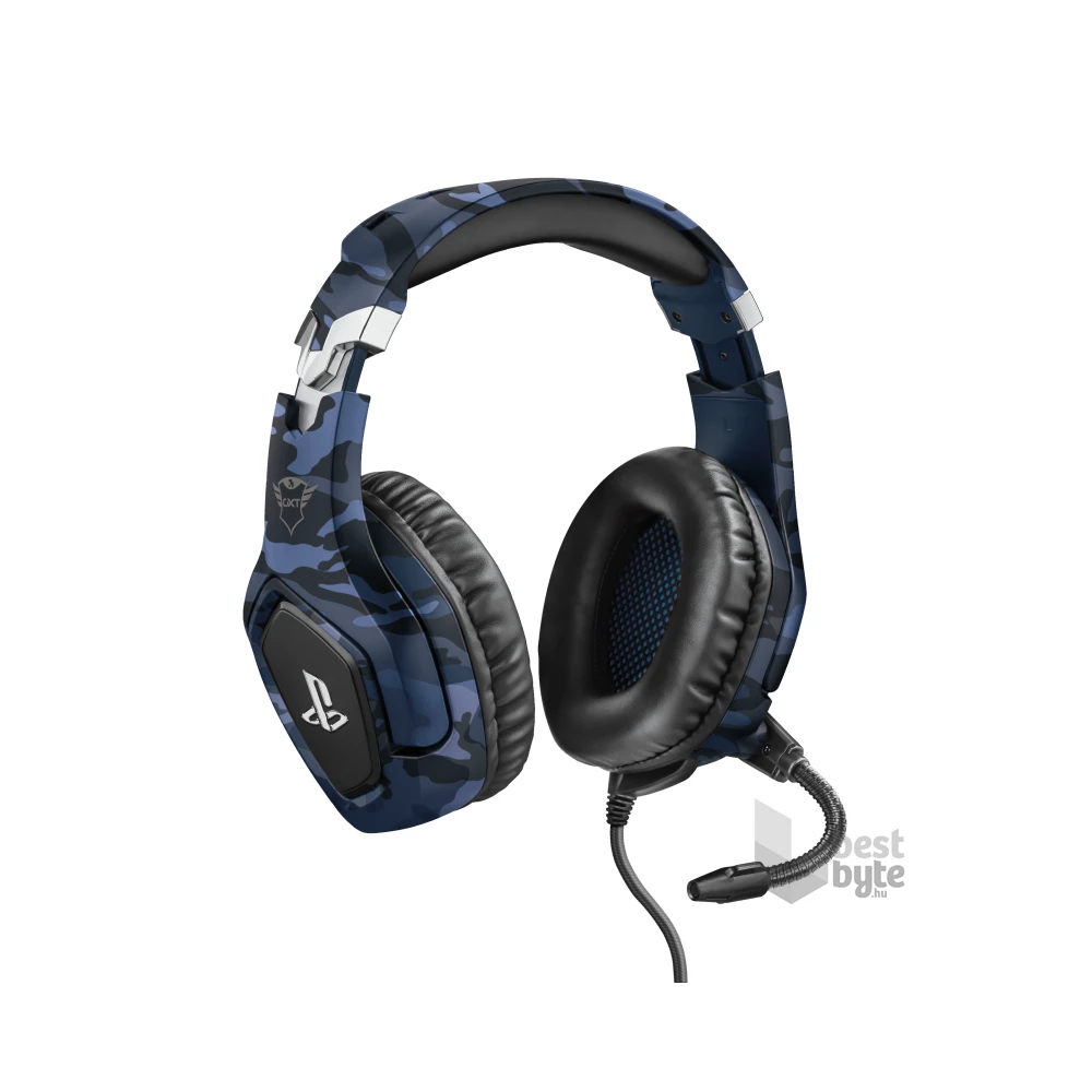 Trust GXT Forze-B PS4 kék gamer headset