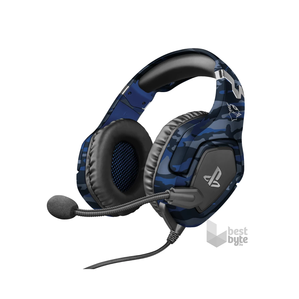 Trust GXT Forze-B PS4 kék gamer headset