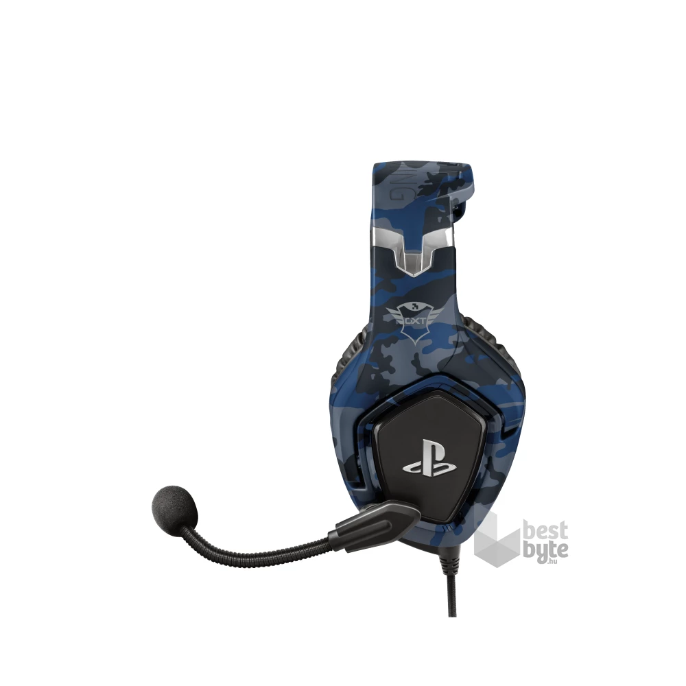 Trust GXT Forze-B PS4 kék gamer headset