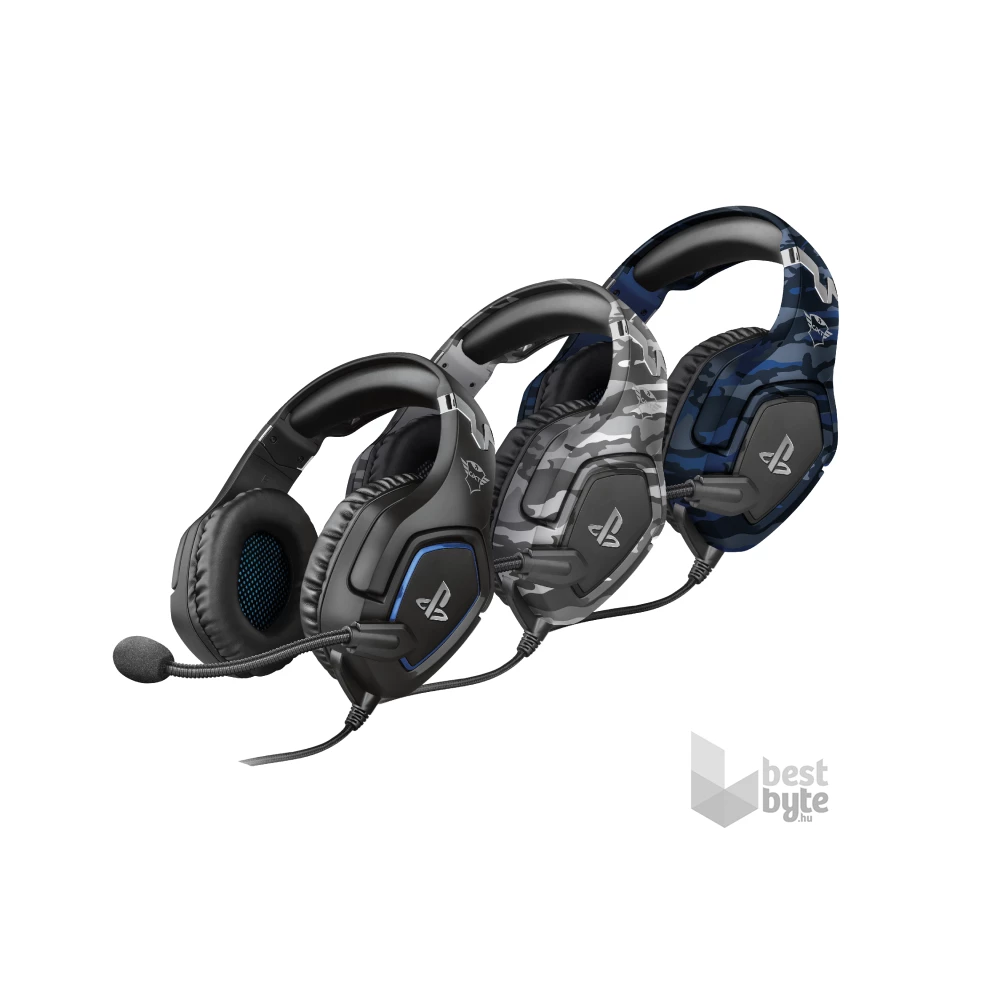 Trust GXT Forze-B PS4 kék gamer headset
