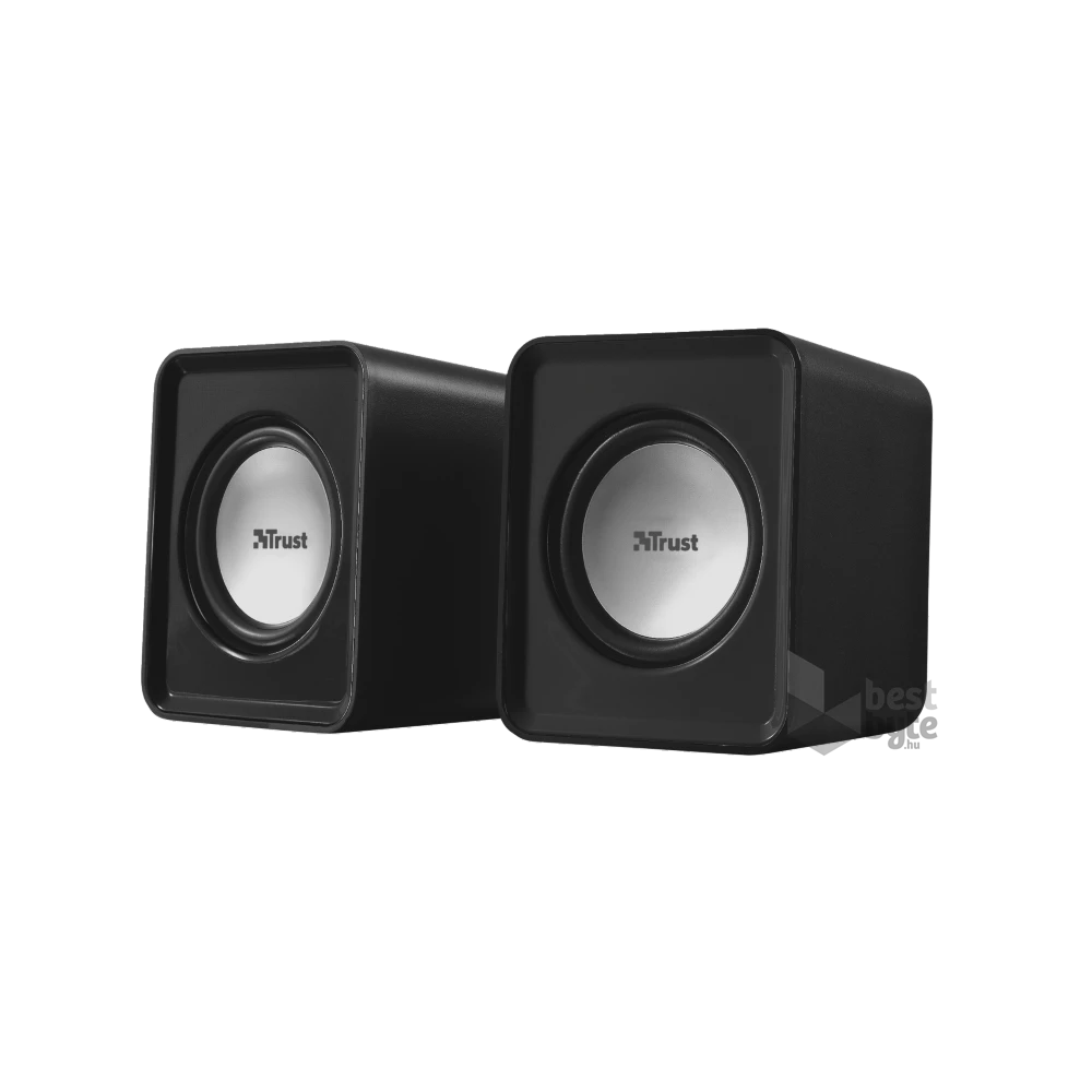 Trust Leto 2.0 jack 6W USB tápellátású fekete-ezüst hangszóró