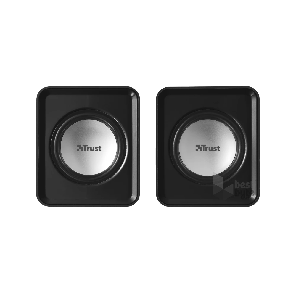 Trust Leto 2.0 jack 6W USB tápellátású fekete-ezüst hangszóró