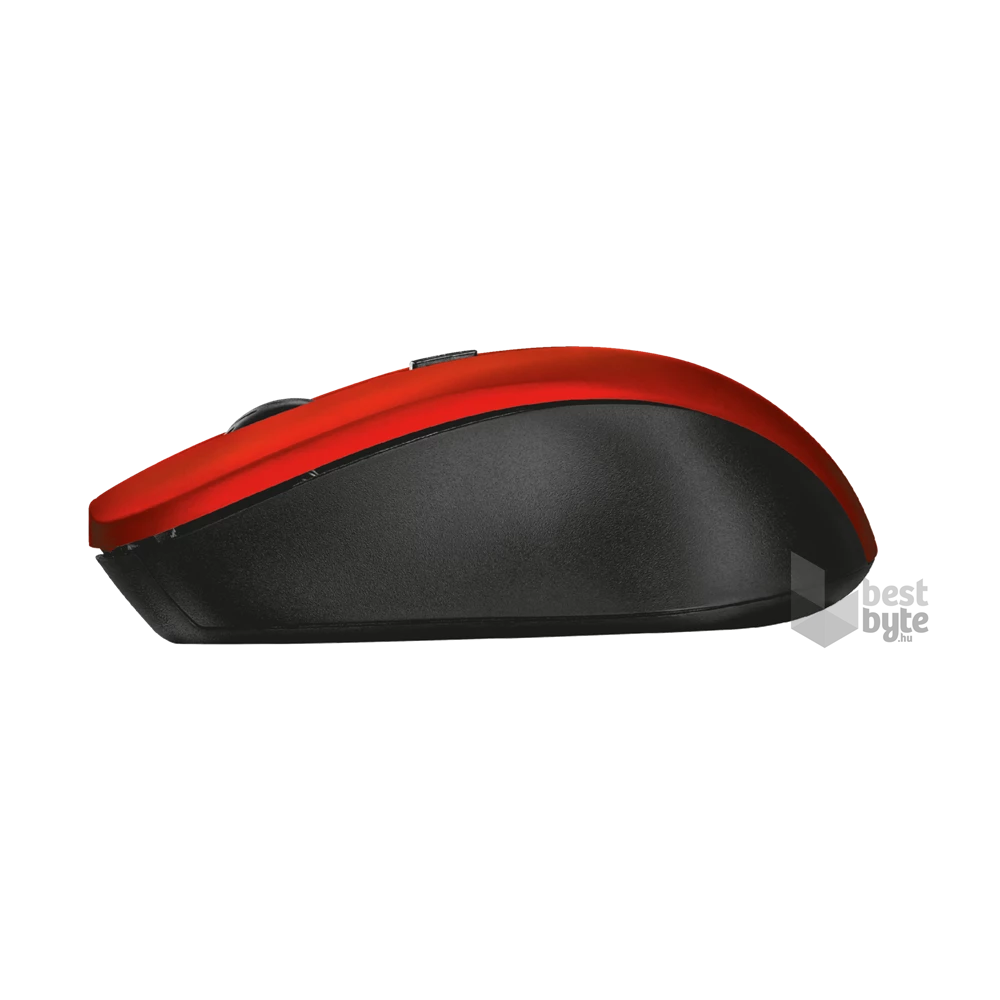 Trust Mydo Silent Click vezeték nélküli piros egér