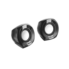 Trust Polo Compact 2.0 jack 8W USB fekete-ezüst hangszóró