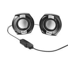 Trust Polo Compact 2.0 jack 8W USB fekete-ezüst hangszóró