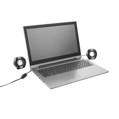 Trust Polo Compact 2.0 jack 8W USB fekete-ezüst hangszóró