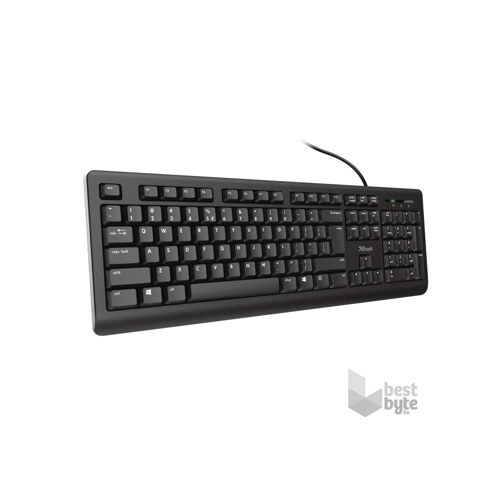 Trust Primo HU fekete billentyűzet