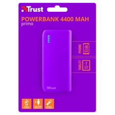 Trust Urban Primo 4400mAh neon lila power bank
