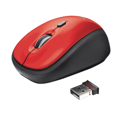 Trust Yvi wless piros notebook egér