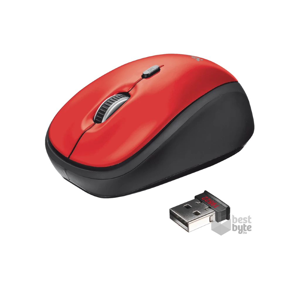 Trust Yvi wless piros notebook egér