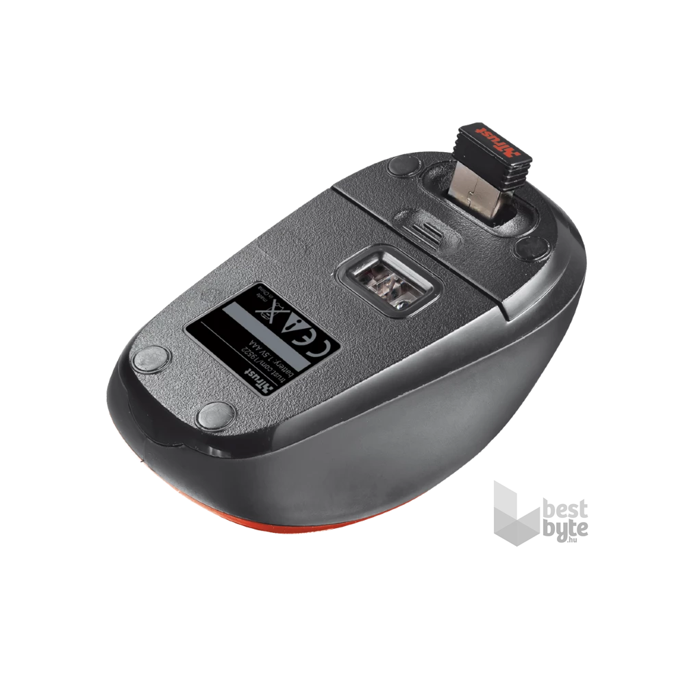 Trust Yvi wless piros notebook egér